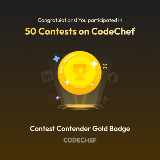Contest Contender Badge
